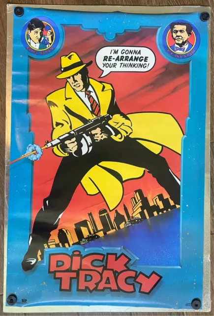 Dick Tracy "I'm Gonna Re-Arrange Your Thinking" Officially Licensed Poster