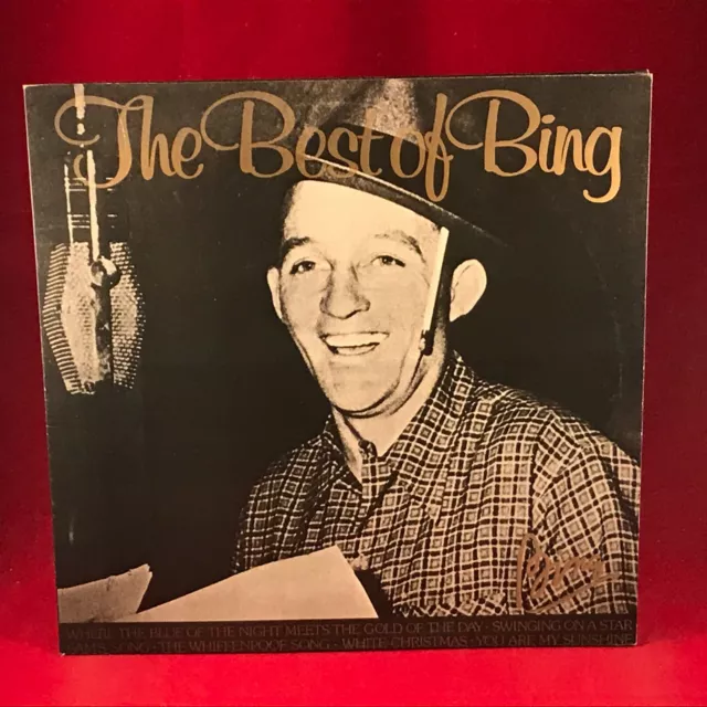 BING CROSBY The Best Of  1974 UK VINYL LP EXCELLENT CONDITION White Christmas