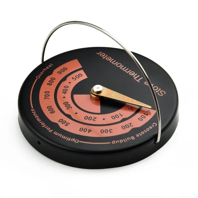 AW Perkins 260 Ceramic Stove Pipe Thermometer – Flue Temperature Gauge For Wood Stoves