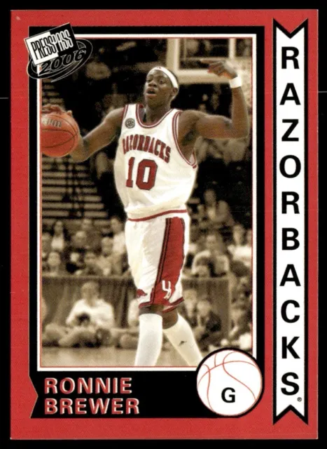 2006-07 Press Pass Old School Ronnie Brewer Arkansas Razorbacks #OS1