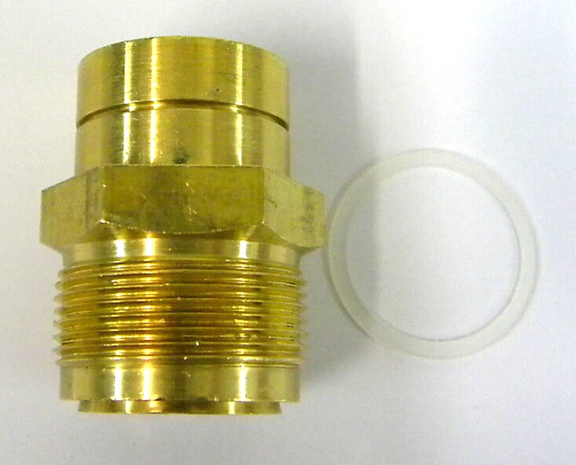 Rochester Fuel Inlet Fitting - 1/2 X 20 & 7/8 X 20 Threads, Inverted Flare, Includes Hardware