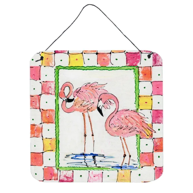 "Caroline's Treasures 8077DS66 Bird-Flamingo Aluminum Metal Wall or Door Hang...