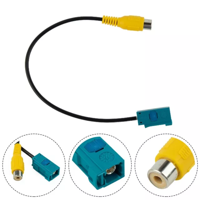 Fakra Reversing AV-IN Camera Video Connection RCA Cable/Parking Adapter - Fak