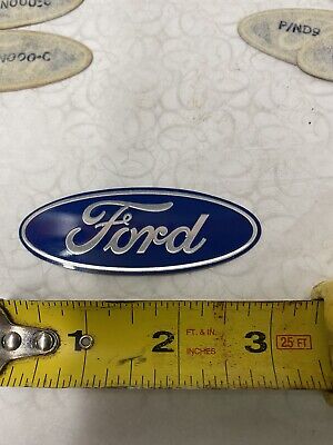 NOS Ford Decal Alum Stick On Oval, Old School! 3” D9JL-8N Tractor Mustang 3
