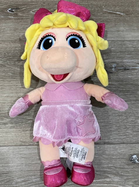 Disney Store Miss Piggy Muppet Babies Plush Pig Pink 14" Soft Toy Stuffed Animal 3