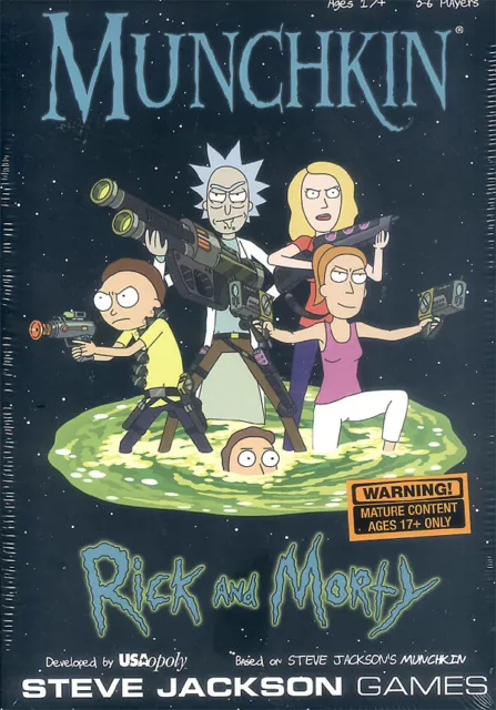 Munchkin - Rick and Morty by USAopoly licensed by Steve Jackso