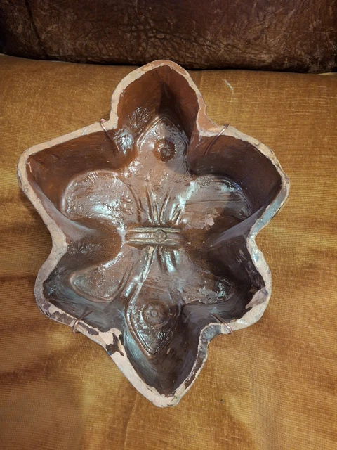 Bouton Vintage Ancien Forme Fleur Gris - Pour Couture Créative Ou Collection - Occasion France