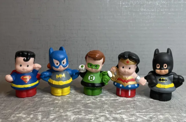 Fisher Price Little People DC Comic Super Hero’s Lot Of 5