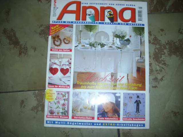 Burda Anna Spass an Handarbeiten 5 Mai 2001