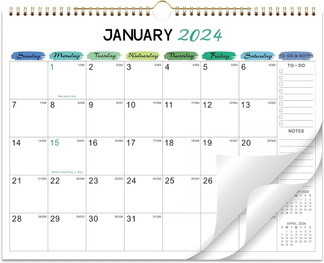 2024 CALENDAR JAN DEC 2024 Wall Calendar, 12 Monthly 2024, Wall