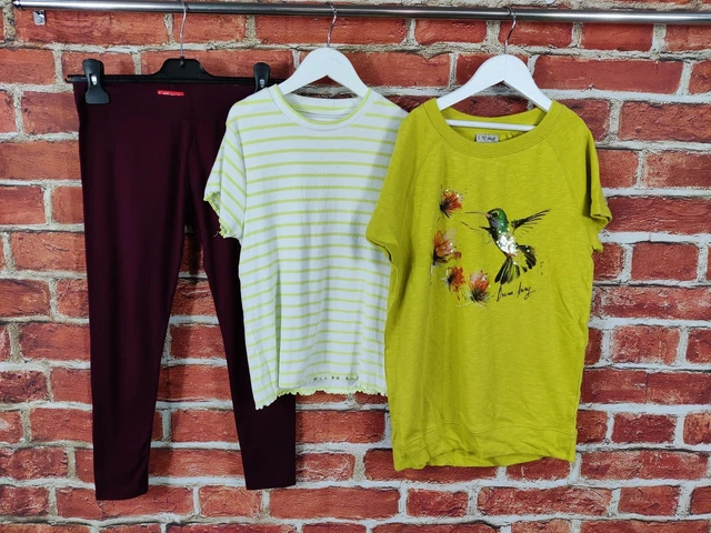 Girls Bundle Age 10-11 Years Next M&S Leggings T-Shirt Top Hummingbird Set 146Cm