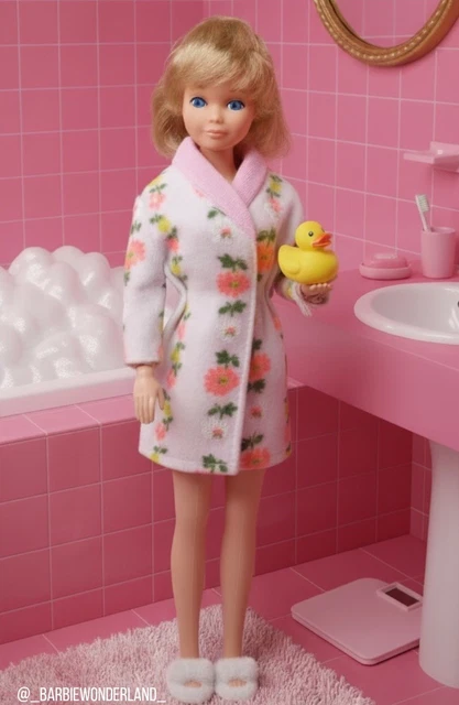 Barbie Skipper 7775 Best Buy Pink Floral 1973 - Édition Collection Mattel - Vintage