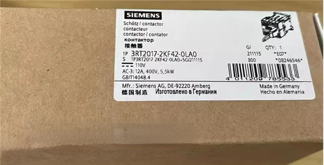 1pcs New  SIEMENS  3RT2017-2KF42-0LA0  Contactor