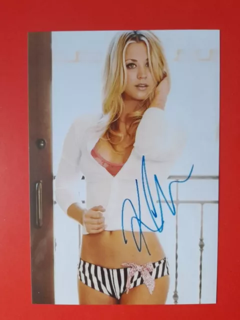 Kaley Cuoco, Signed Autographed Photo, The Big Bang Theory