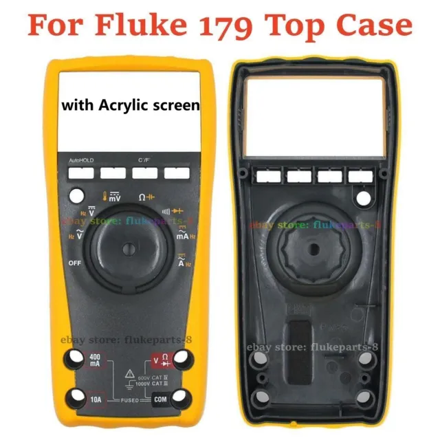 For Fluke 179 True-RMS Digital Multimeter Front Top Case Cover Replacement Parts
