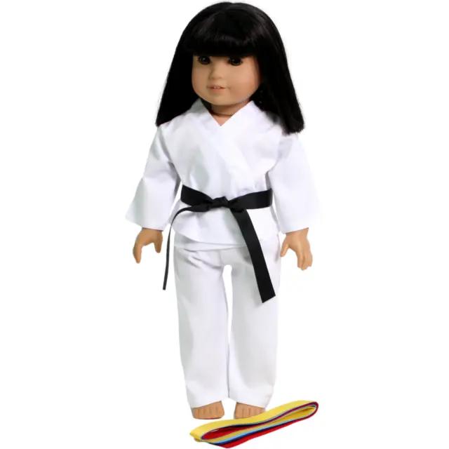 Karate Outfit 18" Doll Clothes for American Girl Dolls