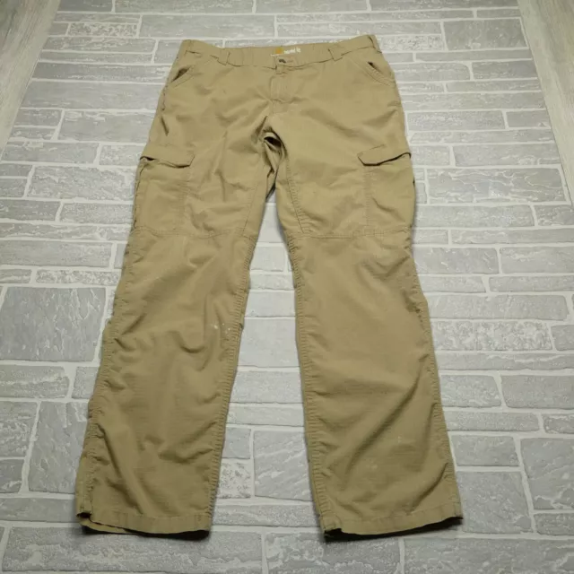 CARHARTT FORCE PANTS Adult 40x34 Broxton Ripstop Cargo Relaxed 104200 ...