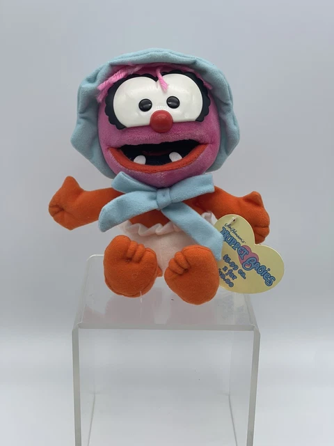 Vintage Toy Play Muppet Babies Jim Henson Animal Stuffed Plush 9" 2