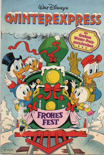 Micky Maus Sonderheft Winterexpress Comics von 1986 Walt Disney Vintage Sammel