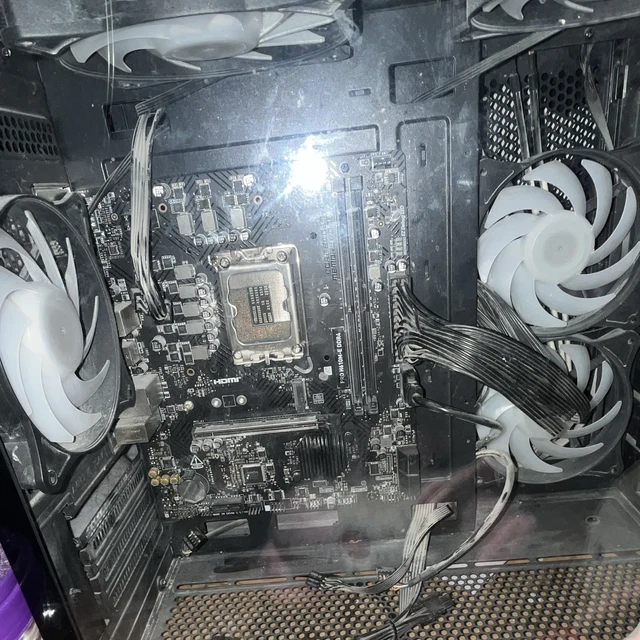 BLACK PC CASE no dust covers dusty inside £42.30 - PicClick UK