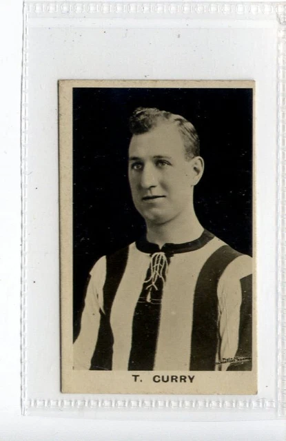 (Jc9389-100)  THOMSON,FOOTBALLERS-SIGNED RP'S,T.CURRY,1923,#