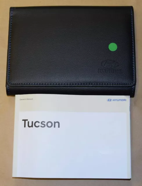 Genuine Hyundai Tucson 2018-2021 Owners Manual Handbook Audio Wallet Pack