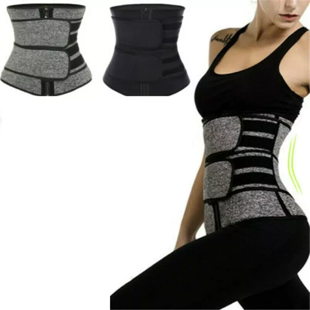 Panciera Corsetto Fascia Girovita Trainer Trimmer Sudore Cintura Palestra Cerni