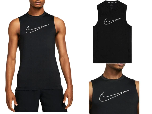 Gilet senza maniche Nike uomo Slim Fit Dri-FIT - Top allenamento palestra