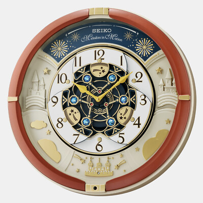 Seiko carré Melody in motion Manteau horloge avec 6 différentes mélodies QXW224BLH 
