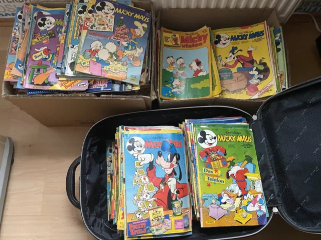 Sammlung ca. 600-700 Walt Disney Comics 1970-1990 iger Jahre.