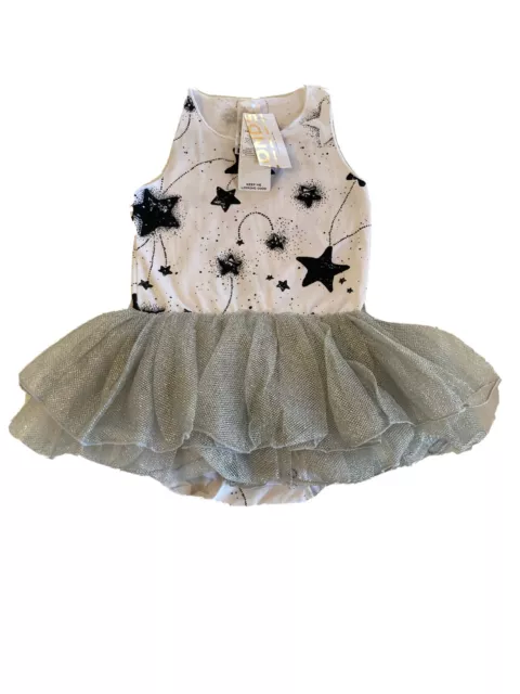 NWT Bonds Girls Shooting Star Tutu Romper Sunsuit Ballet Suit Size 2,18-24 New