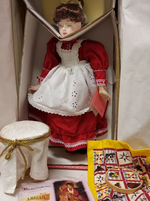 Doll "ABIGAIL"Treasury Collection Premier Edition Paradise Galleries Porcelain
