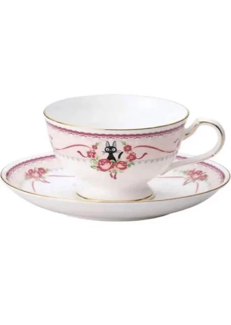 Noritake Cup Saucer Studio Ghibli Kiki'S Delivery Service Pink Sets