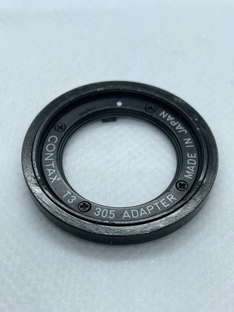 EXC+5] CONTAX T3 30.5 ADAPTER TVS II METAL HOOD 