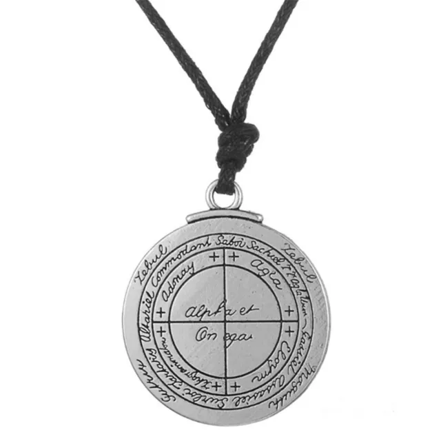 Talisman Solomon Seal Pendant Protection Good Luck Wealth Amulet Necklace Gift