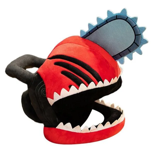 Chainsaw Man Hat Cosplay Full Head Mask Anime Pillow Toys Headgear Gifts