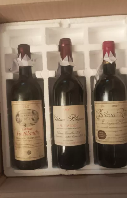💥♥️Exceptionnel lot de 6 bouteilles de vins rares🎀🎁