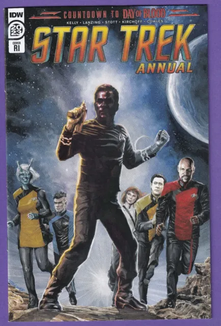Star Trek Annual 2023 1:25 Woodward Variant Actual Scans!