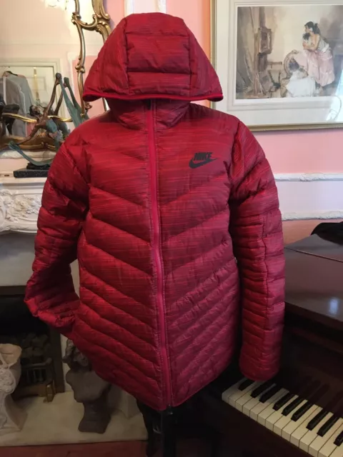 Nike Down Padded Hooded Jacket Large