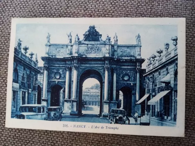 Cpa Nancy L Arc De Triomphe