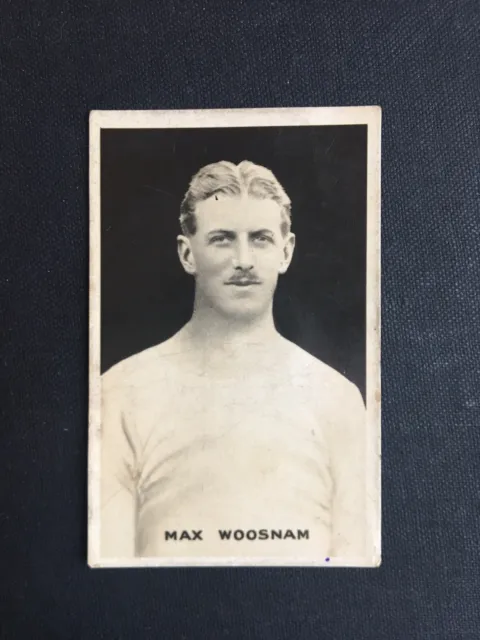 MAX WOOSNAM | 1921/22 DC Thomson | Berühmte britische Fußballer | Fußballkarte