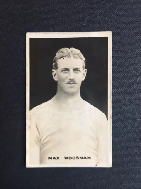 MAX WOOSNAM | 1921/22 DC Thomson | Berühmte britische Fußballer | Fußballkarte