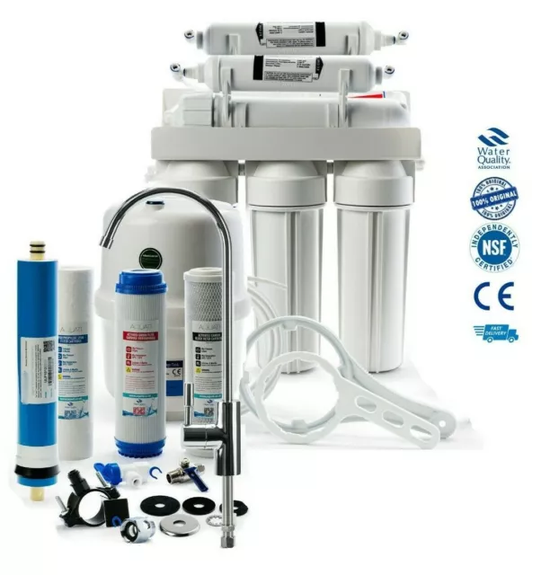 6 Stage Reverse Osmosis Residential Drinking Water Filter System RO Mineralizing