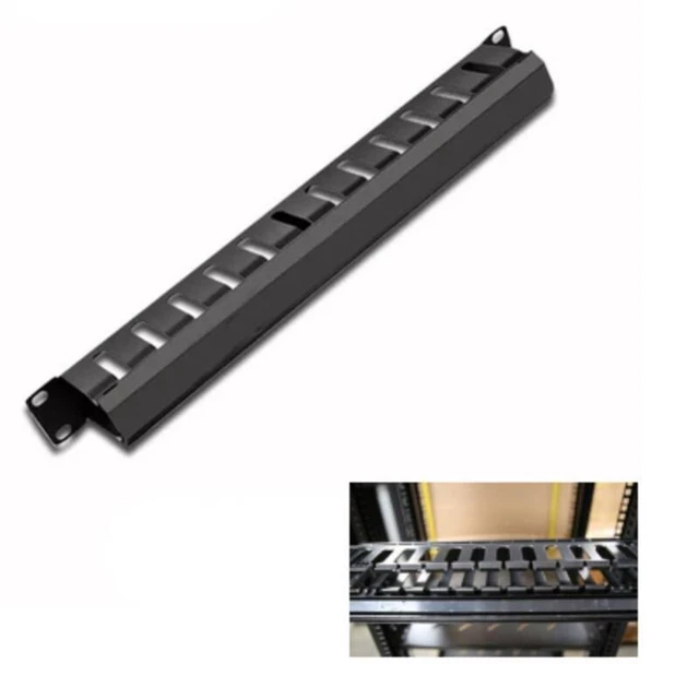 HORIZONTAL RACK MOUNT For 19-Inch Cable Management Raceway 1U 2-Inch ...
