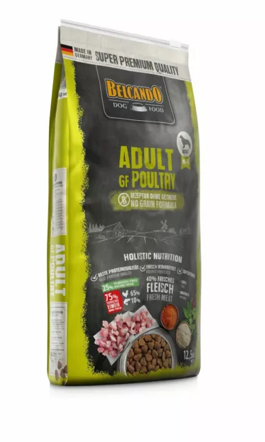 BELCANDO Adult Grain Free Poultry M-XL 12.5 kg