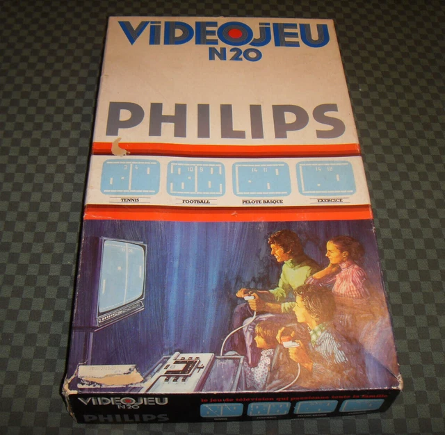 Console Radofin Modèle 3011 – Jeu Vidéo Rétro Style Pong, Tennis, Raquette, Complète En Boîte