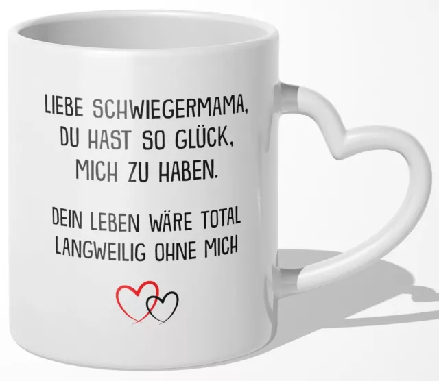 Schwiegermama Geschenk Hochzeit Frauen Tasse Mutter der Braut des Bräutigam