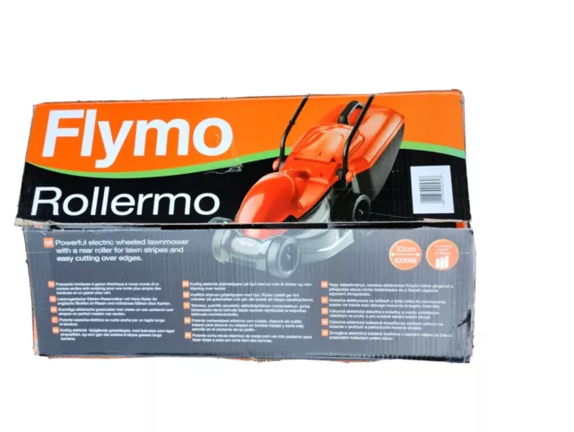 Flymo Rollermo 1000w Electric Rotary Lawn Mower Empty Box Only