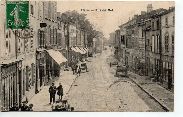 ETAIN - Meuse - CPA 55 - la rue de Metz