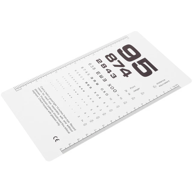VISION TEST CHART for School Screening Device Optometry Equipment ...